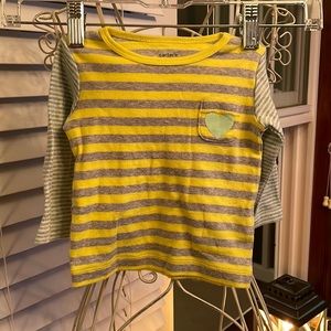 5/$25 Carter’s long sleeved t-shirt size 9 mo.